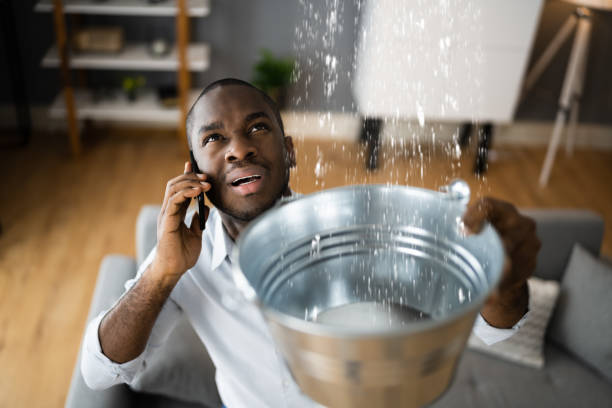 Water damage restoration process in Prosper, TX